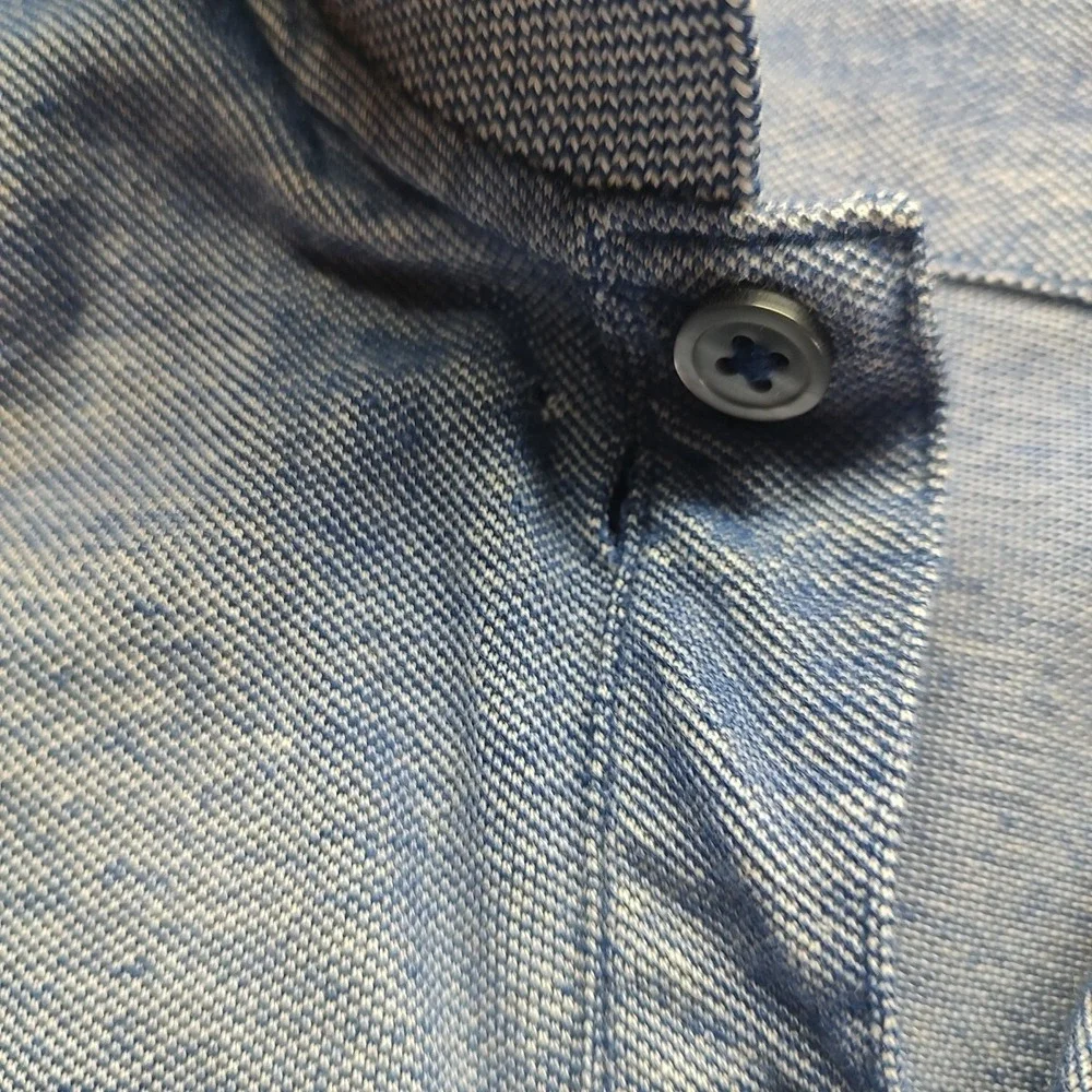 Banana Republic Men's Polo Shirt Size Medium Blue